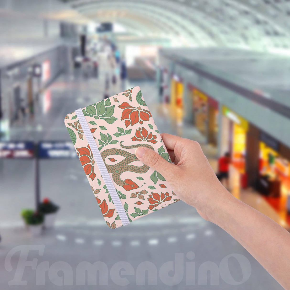 Framendino, 8 Pack Sublimation Passport Holder Covers Heat Transfer Wallet for Passport Business Cards Black and Grey Framendino