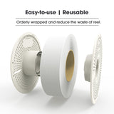 eSUN Matte PLA Refilament 1.75mm and Upgarded eSpool+ Set, Reusable and Removable Filament Spool Replacement with 3D Printer Refill Matte PLA, 1KG Spoolless 3D Printing Filament, Dark Grey eSUN