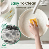 Chef Power Ceramic Cookware Set Non Toxic with Detachable Handles, Healthy Nonstick Pans and Pots Set 19 Pcs, Induction Dishwasher Oven Safe Kitchen Set, PFAS PFOA & PTFE Free, Cream White Chef Power