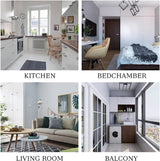 CQAEBGS 39.4"x19.7" Wall Mounted Folding Dining Table Laundry Folding Table, Fold Down Desk for Small Saving Spaces Floating Desk for Kitchen & Dining, Work Bench (Gray, 39.4"x19.7") CQAEBGS