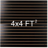 Garage Slat Wall Storage Systems Slatwall Panels 2 Pack 4'x2', Black MDF Slat Wall Paneling for for Retail Display, Horizontal Slatted Board Garage Slatted Panel Wood Panels for Home Storage FRAYSCENT