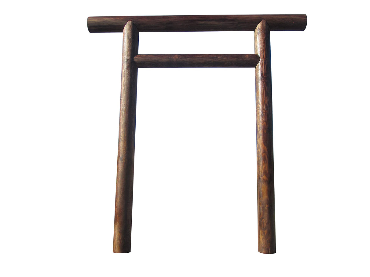 SamsGazebos Japanese Shinmei Style Wooden Torii Garden Gate 8 ft SamsGazebos