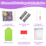 MAXBYE Diamond Paintings of Magic Elf, Fairy Diamond Art Kits for Adults, 5D Butterfly Girl Diamond Art Kits, Diamond Paintings for Home Décor Items, Extra 30% Diamonds, 12x12in MAXBYE