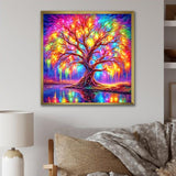 DIYCYCY Tree of Life Diamond Painting Kits for Adults,Full Drill Diamond Art Kits for Beginners,Round 5D DIY Diamond Dots Paintings, Diamonds Pictures Gem Art and Crafts Home Decor 13.78x13.78 inch DIYCYCY