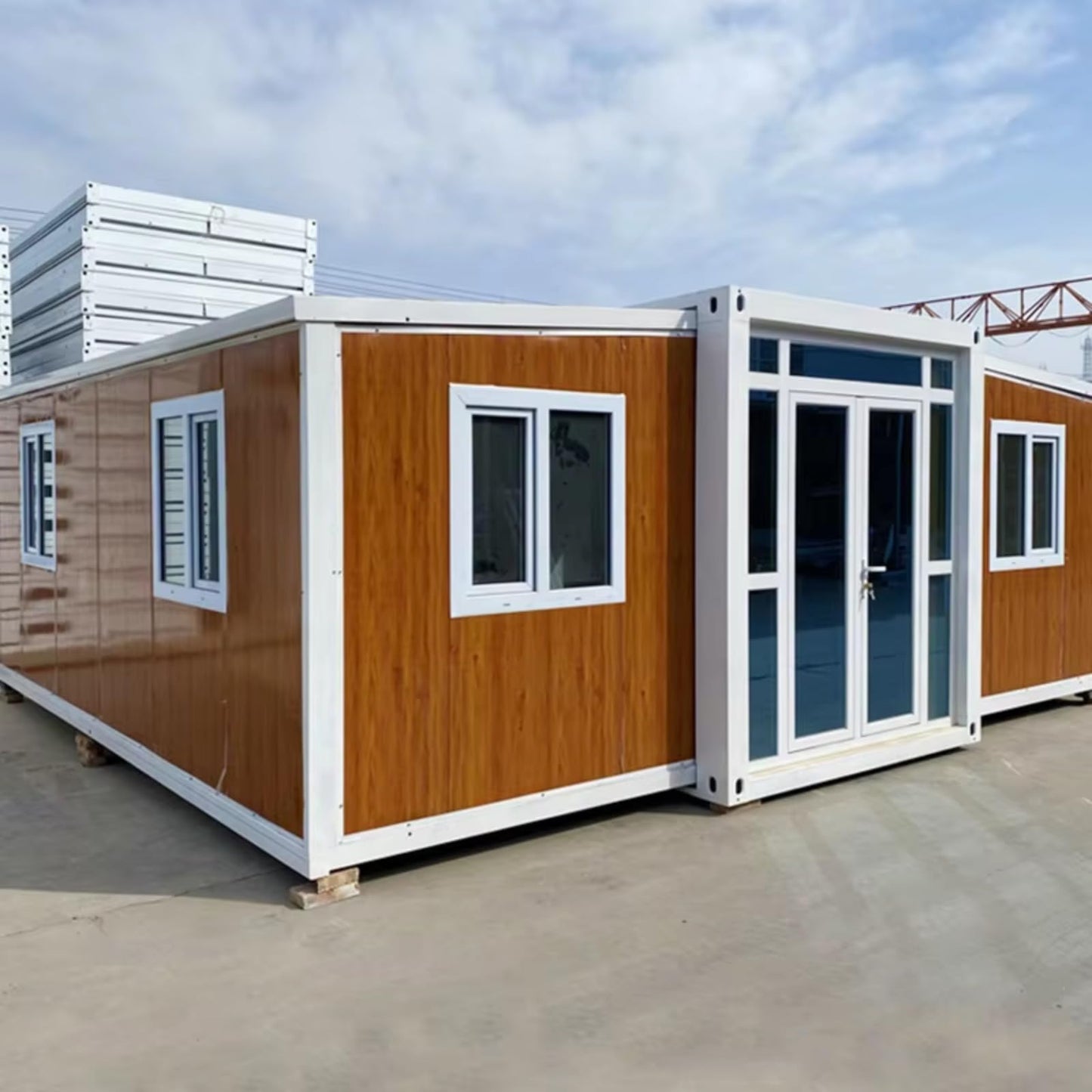 20ft/30ft/40ft Folding Luxury 2 3 4 bedrooms Living Mobile Modular prefab Container Houses - WoodArtSupply