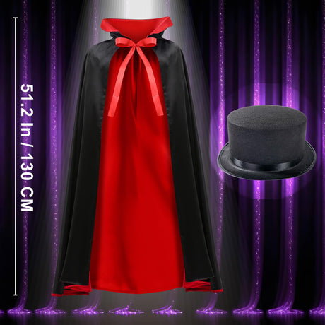 PATIFEED Kids Magic Kit, Magician Costume for Pretend Play, Magic Set with Instructions for Each Trick for Kids Ages 6 7 8 9 10 11 12 PATIFEED