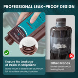 SUNLU High Clear 3D Printer Resin, High Transparency 3D Printing Resin, Resist Yellowing Clear Resin, 405nm UV Curing 3D Printing Photopolymer Resin, Suitable for LCD/DLP/SLA 3D Resin Printer, 2000g SUNLU