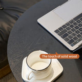 VAOZIURE Adjustable Bar Table, 360 Swivel Height with Aluminum Base for Dining, Bistro, or Home Use, Black VAOZIURE