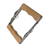 XCSY Stainless Steel Frame Gripper -, 2PCS, Beehive Frame Gripper, Beehive Frame Lifting Tools, Beekeeping Tools, Beehive Frame Holder with Wooden Handle for Beekeeping XCSY
