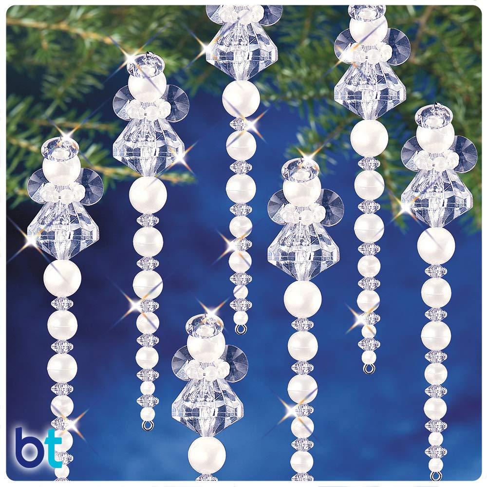 Beadery Beaded Ornament KIT ANG, Icicle Angel Makes 24 The Beadery