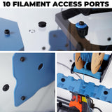 3D SOURCERER DELACK 3D Printer Enclosure Kit with LED Light | Made for Prusa MK4, Prusa Mini, Prusa MK3 3D Printers | Compatible with IKEA Lack Table | Plexiglass Cover for Constant Temperature 3D SOURCERER