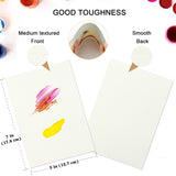 Silunkia 120 Sheets 100% Cotton Watercolor Paper 5 x 7 Inch, 140lb/300gsm Heavyweight Art Paper Cold Pressed Off White Paper for Kids Students Adults Beginner Artists Drawing Valentine Gift Cards Silunkia