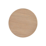 Powell Natural Tarkin Round Wood Turned Spindle Pedestal Side Accent Table Powell