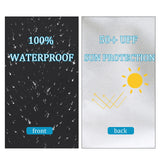 Canopy SunWall, 10x10ft Pop Up Canopy Sidewall for Instant Canopy Tent Gazebos, 1 Pack Sidewall Only Dark Senmortar