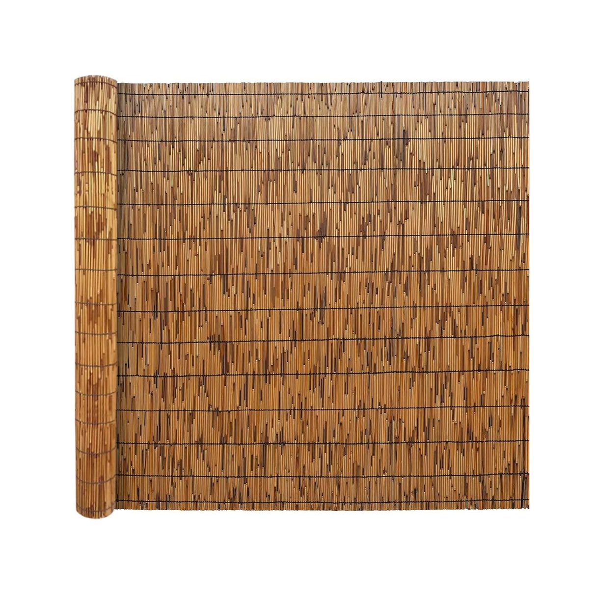 Natural Reedhead Roller Bamboo Fencing 2x10ft 3x13ft 4x16ft 5x20ft 6x23ft Outdoor Privacy Fence Breathable Garden Fencing for Balcony Backyard Patio Fencing Divider Decors Fence Roll ZGDXPLA