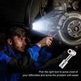 Wevdn 90 Degree Grease Coupler Adapter, Sturdy Steel Grease Coupler Adapter with Sleeves for Tight Spaces, Grease Gun Lubrication Tool for Car Farm Truck Industrial Use (Big Sleeve) Wevdn