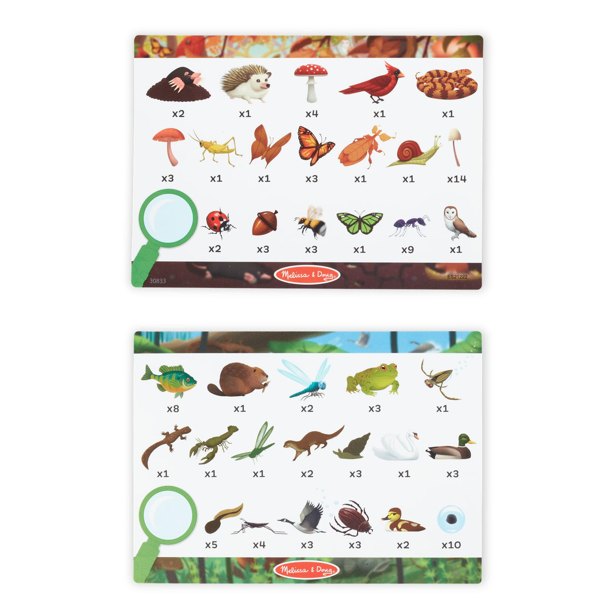 Melissa & Doug Double-Sided Seek & Find Puzzle - FSC Certified Melissa & Doug