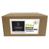 Direct Candle Supply - 10 lb Coconut Soy Candle Wax for Candle Making - Creamy Blend for High Load Fragrance Formulation Direct Candle Supply