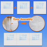 Strong Camel 10 x 20-Feet Carport Replacement Top Canopy Side Wall for Tent Top Garage Carport Shelter (Frame is not Included) (Side Wall) Strong Camel