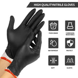 ZFYOUNG 100 Pcs Disposable BBQ Gloves with 3 Pairs Cotton Liners Grilling Gloves,BBQ Cooking Gloves,Washable Cotton Liners Powder Latex Free Nitrile Gloves. ZFYOUNG