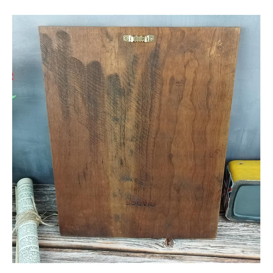 QIADGE Archangel Michael Sculpture Wall Hanging Wooden Carved Home Decor Plaque Personalized Crafts Christian Gift Idea (10 * 8 in) QIADGE