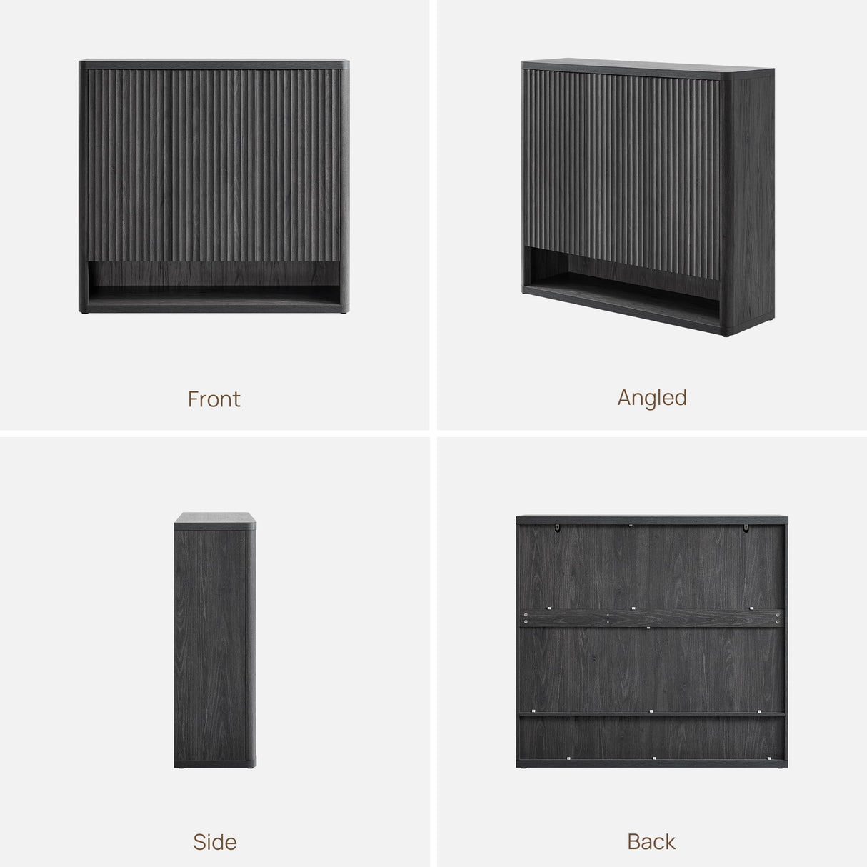 SICOTAS Shoe Cabinet 47.2" Wide Freestanding Hidden Shoe Storage Cabinet with 3 Doors & 4 Adjustable Shelves Tall Modern Shoes Rack Organizer Cabinets Storage for Entryway Hallway Living Room Entrance SICOTAS