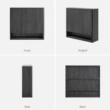 SICOTAS Shoe Cabinet 47.2" Wide Freestanding Hidden Shoe Storage Cabinet with 3 Doors & 4 Adjustable Shelves Tall Modern Shoes Rack Organizer Cabinets Storage for Entryway Hallway Living Room Entrance SICOTAS