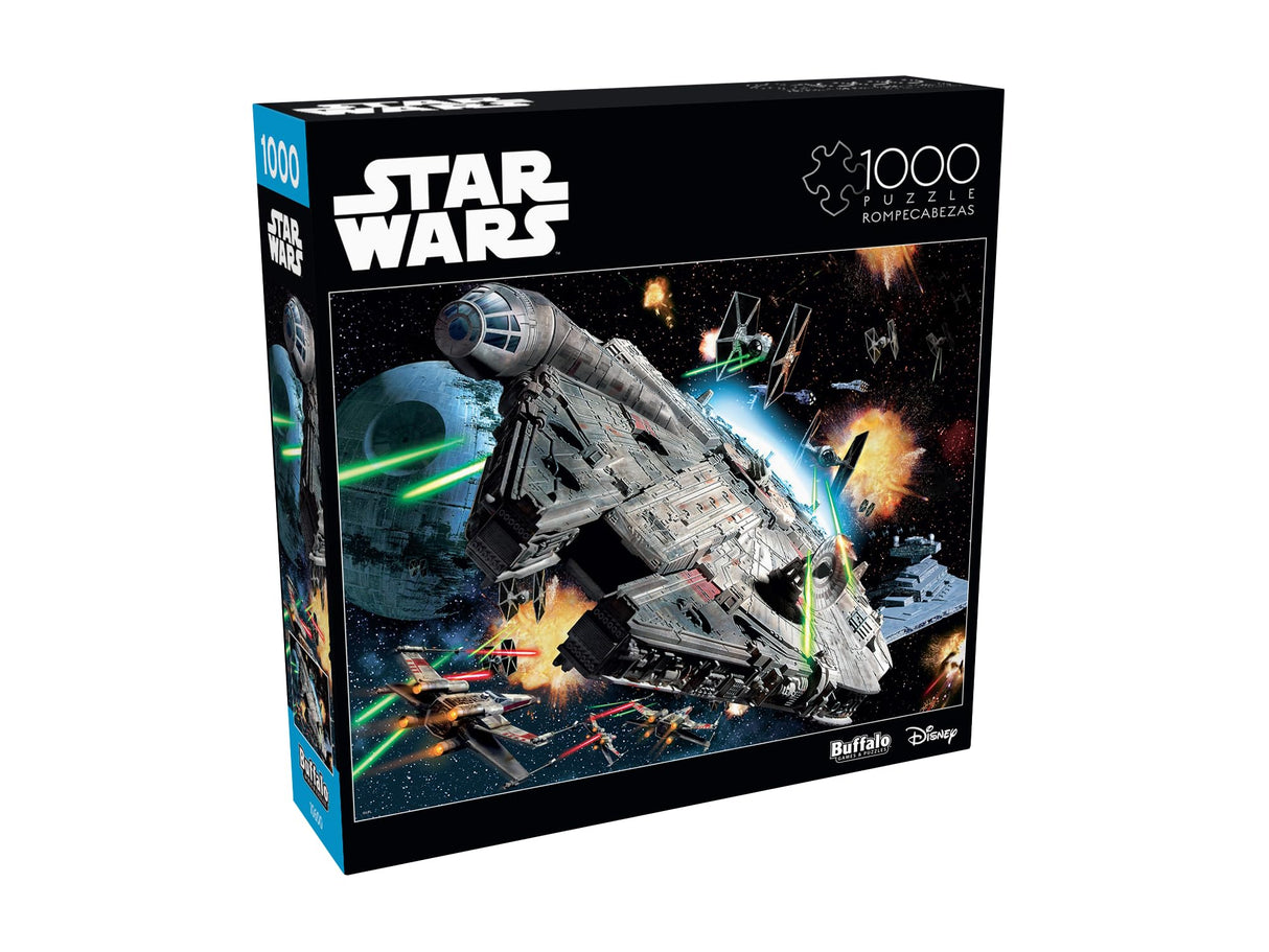 Buffalo Games - Star Wars - Punch It! - 1000 Piece Jigsaw Puzzle for Adults -Challenging Puzzle Perfect for Game Nights - Finished Size is 26.75 x 19.75 Buffalo Games