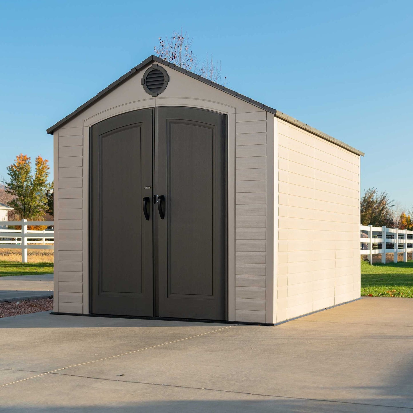 Lifetime Outdoor Storage Shed, 8 x 10 Feet - WoodArtSupply