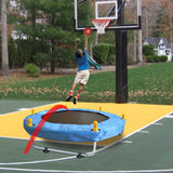 Toddler Trampoline for Kids Ages 1-8, 55'' Small Trampoline with Safety Enclosure Net, Indoor & Outdoor Baby Mini Trampolines, No-Gap Safe Design for Toddlers Jump, Gifts for Children & Boys & Girls SZBOB