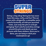 Skillmatics String Art Activity - Bugs & Butterflies, Mess-Free Art for Kids, Craft Kits & Supplies, DIY Decor & Creative Activity, Gifts for Girls & Boys Ages 6, 7, 8, 9, 10, 11, 12 Skillmatics