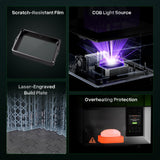 ELEGOO Mars 5 MSLA Resin 3D Printer, Smart Mechanical Sensor, Intelligent Automatic Leveling, COB Light Source, 6.6-inch Mono 4K LCD Screen, Large Printing Size 143.43 x 89.6 x 150 mm³ ELEGOO