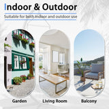 Single Hanging Swing Egg Chair With Stand, Polyester Static Rope + Wire Netting, With Thickened Uv Resistant Removable Cushions, 350lbs Capacity For Living Room Bedroom Balcony Patio Xmas Gift (White) VIXLON