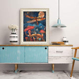 OLMZF Diamond Painting Kits for Adults, 5D Love Butterfly Diamond Art Kits for Beginners, Rose Beach DIY Full Drill Paint with Diamond, Home Wall Decor 8x12 inch OLMZF