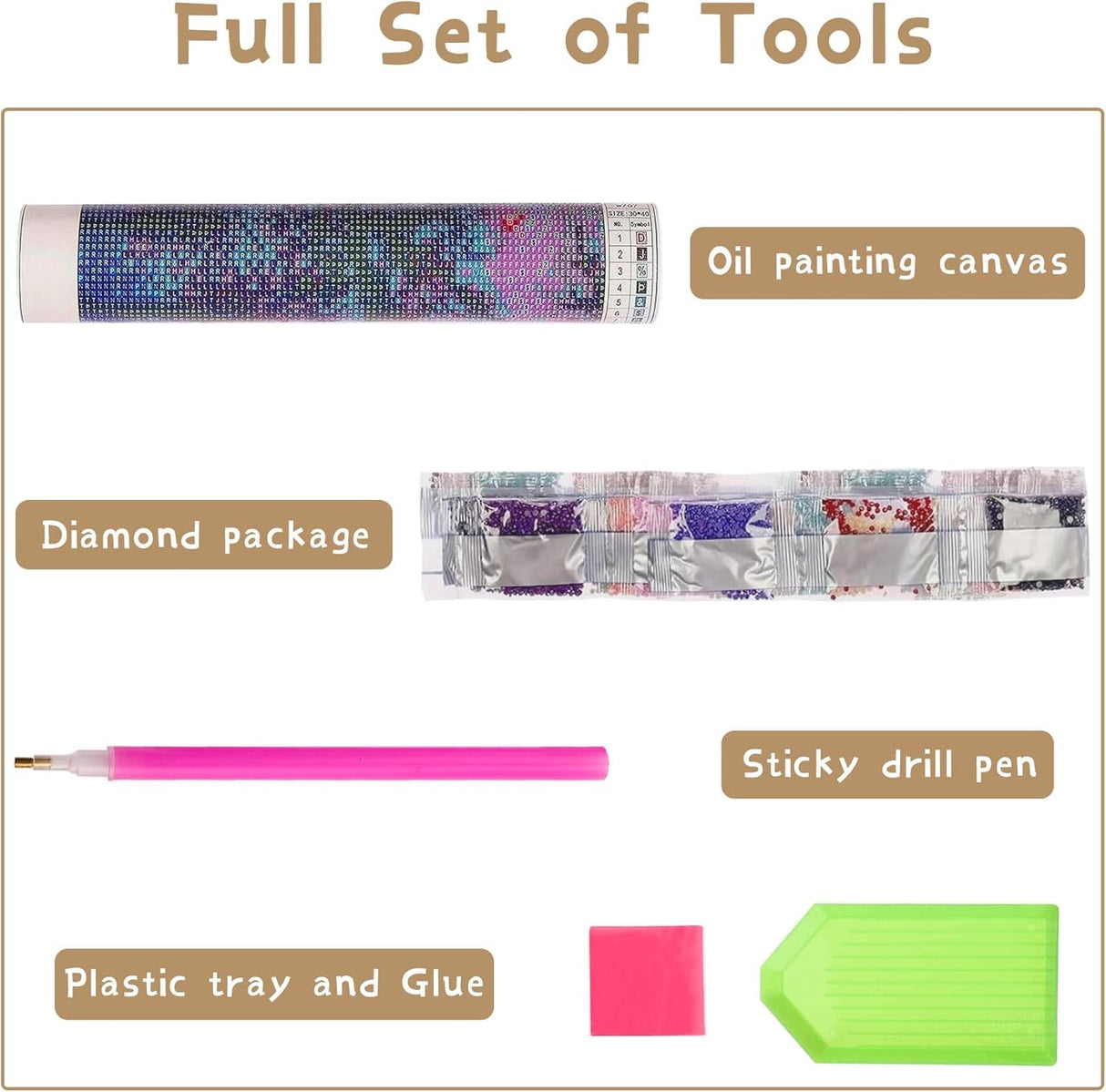 Ginfonr DIY 5D Diamond Art Kits for Adults, Woman Diamond Painting for Adults, Diamond Art Temptation Full Drill, Diamond Art Kits Embroidery Rhinestone Craft for Home Wall Decor 12 * 16 Inch08 Ginfonr