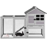 GUTINNEEN Rabbit Hutch Chicken Coop Expandable Indoor Bunny Cage Outdoor Guinea Pig Cage with Run 51.6" L GUTINNEEN