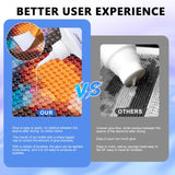 KISREL 240ml Diamond Painting Sealer, 8oz Quick-Dry Diamond Art Sealer with Applicator, Non-Toxic 5D Diamond Art Glue Permanent Adhesive, Puzzle Glue for Glossy Finish KISREL