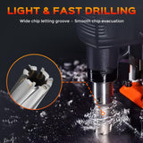 Bonvoisin Annular Cutter Set 12 PCS Carbide Tips Mag Drill Bits Kit 1/2" to 1-1/16" Cutting Diameter 3/4" Weldon Shank with 2 Pilot Pins for Mag Drill Press Cutting Bonvoisin