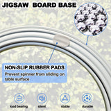 Rotating Puzzle Board Base, Puzzle Board Lazy Susan Turntable, Puzzle Board 360° Swivel Metal Base, Puzzle Spinner for 1000, 1500 Piece Puzzle Table Anranmm