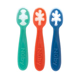 Nuby Baby's First Spoons Set - (3-Pack) Feeding Utensils for Babies - 6+ Months Nuby