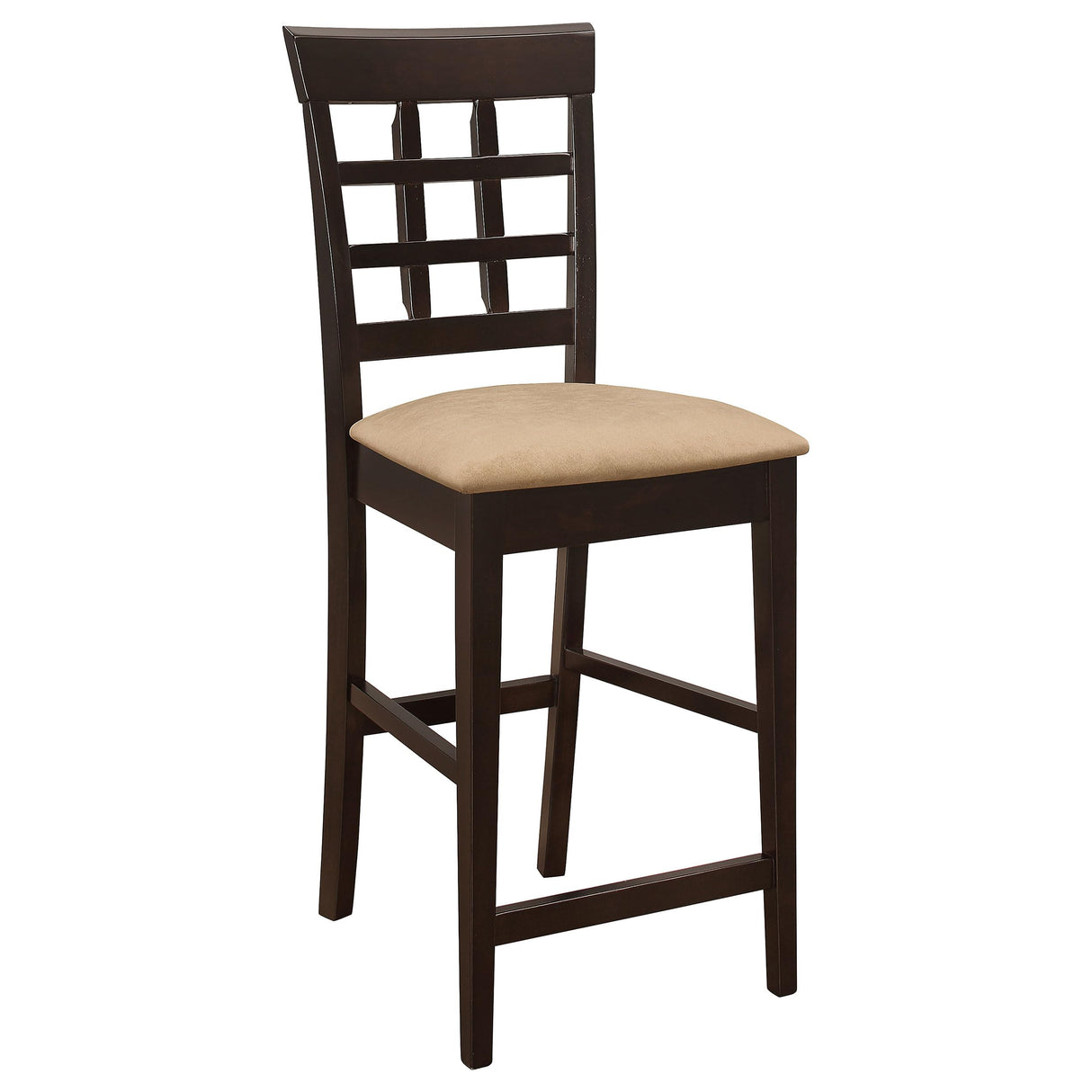 Coaster Home Furnishings - Gabriel - 9-Piece Counter Height Dining Set - Square Wood Table with Storage & 8 Upholstered Chairs - Dining Room & Kitchen - Cappuccino - 100438-S9 Coaster Fine Furniture