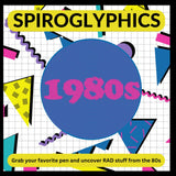 Spiroglyphics - The 1980s (Spiroglyphics - Spiral Design Coloring) WoodArtSupply