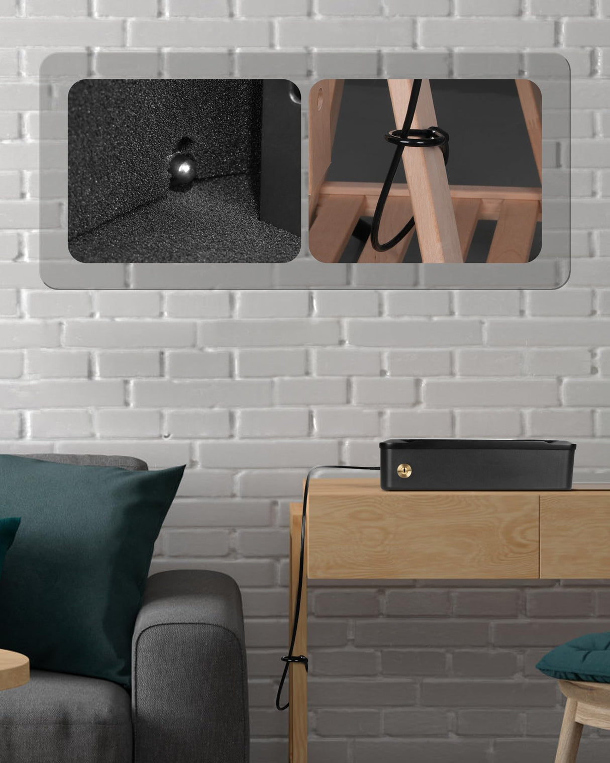 Adoreal Smart Biometric Gun Safe for Handguns, 4 Ways Quick-Access Fingerprint Gun Safe for Pistols, Fingerprint/Digital Keypad/Key/APP Gun Locks Box for 2 Guns, Sturdy Heavy Steel Construction Adoreal