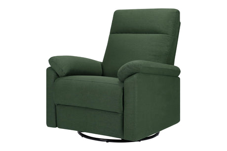 DaVinci Suzy Glider Recliner Nursery Chair - Versatile Glider Rocking Chair for Nursery and Living Room - GREENGUARD Gold, FSC & Certi-PUR US Certified - 360° Swivel Rocker Recliner - Pine Green DaVinci