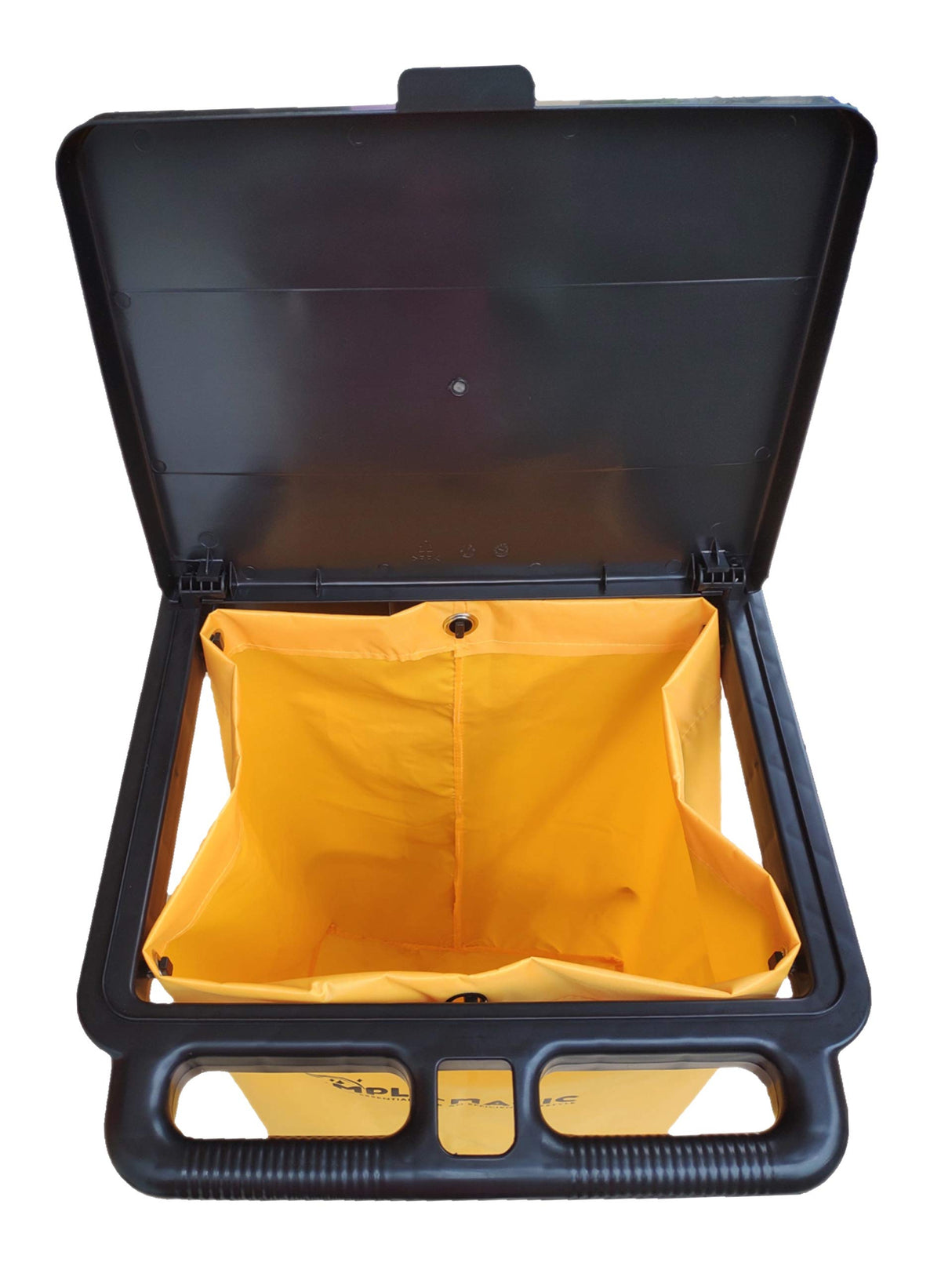 Simpli-Magic 79191 Janitorial Cart, Commercial, Black SIMPLI-MAGIC