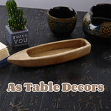 1 PCS Wooden Boat Unfinished Wood Boat Boat Decor Model Boat for DIY Projects and Home, Bathroom, Bedroom, Office Decorations Nanchroadly