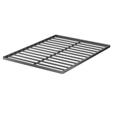 VIPSHOW 1.5 Inch Full Metal Box Spring with Round Corners - 3000 lbs Capacity, Low Profile Bed Slat Replacement Bunkie Board with Steel Slats, Noise-Free, Easy Assemble, Black VIPSHOW
