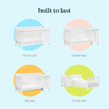DaVinci Kalani 4-in-1 Convertible Crib and Changer Combo in White DaVinci