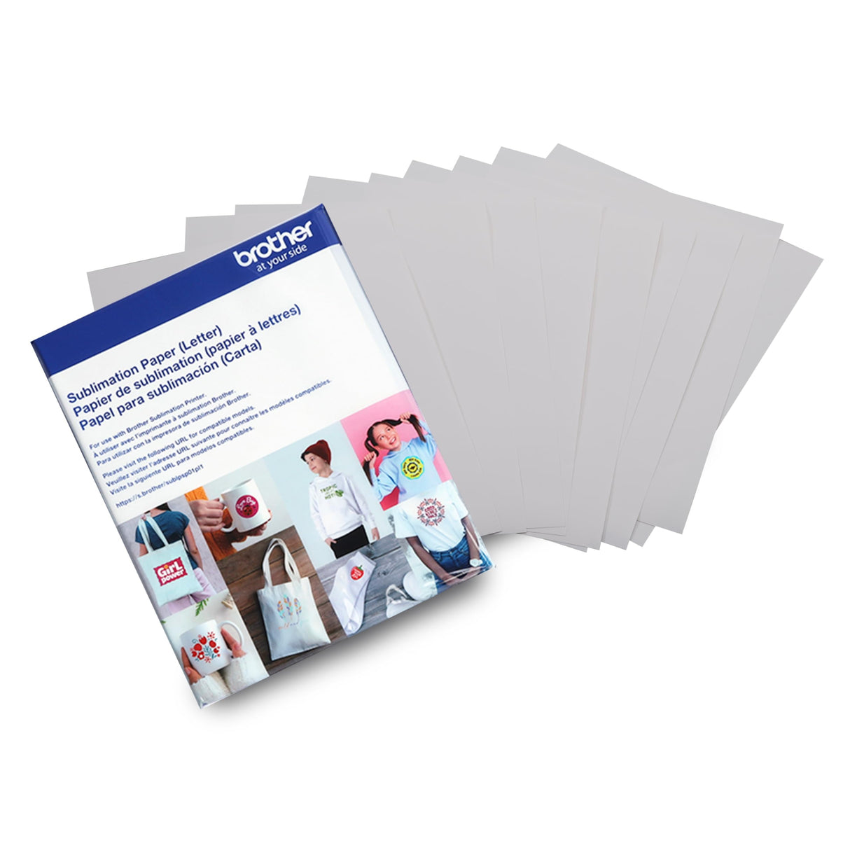 Brother Sublimation Paper Pack (100 Sheets), white Brother