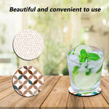 Xumbtvs 50 Pcs Sublimation Blank Cup Coasters, 4x4 Inch Neoprene Blank Cup Mat for Sublimation Transfer Heat Press Printing DIY Crafts (Round) Xumbtvs